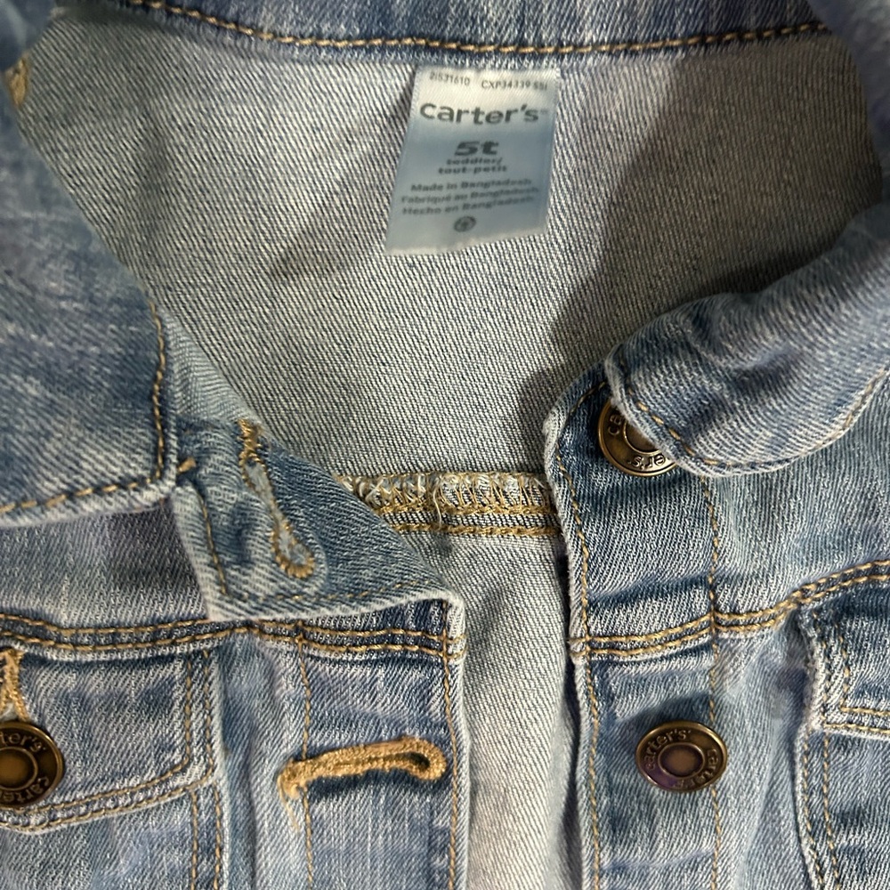 Carter's Light Blue Denim Jacket - Picture 2 of 4